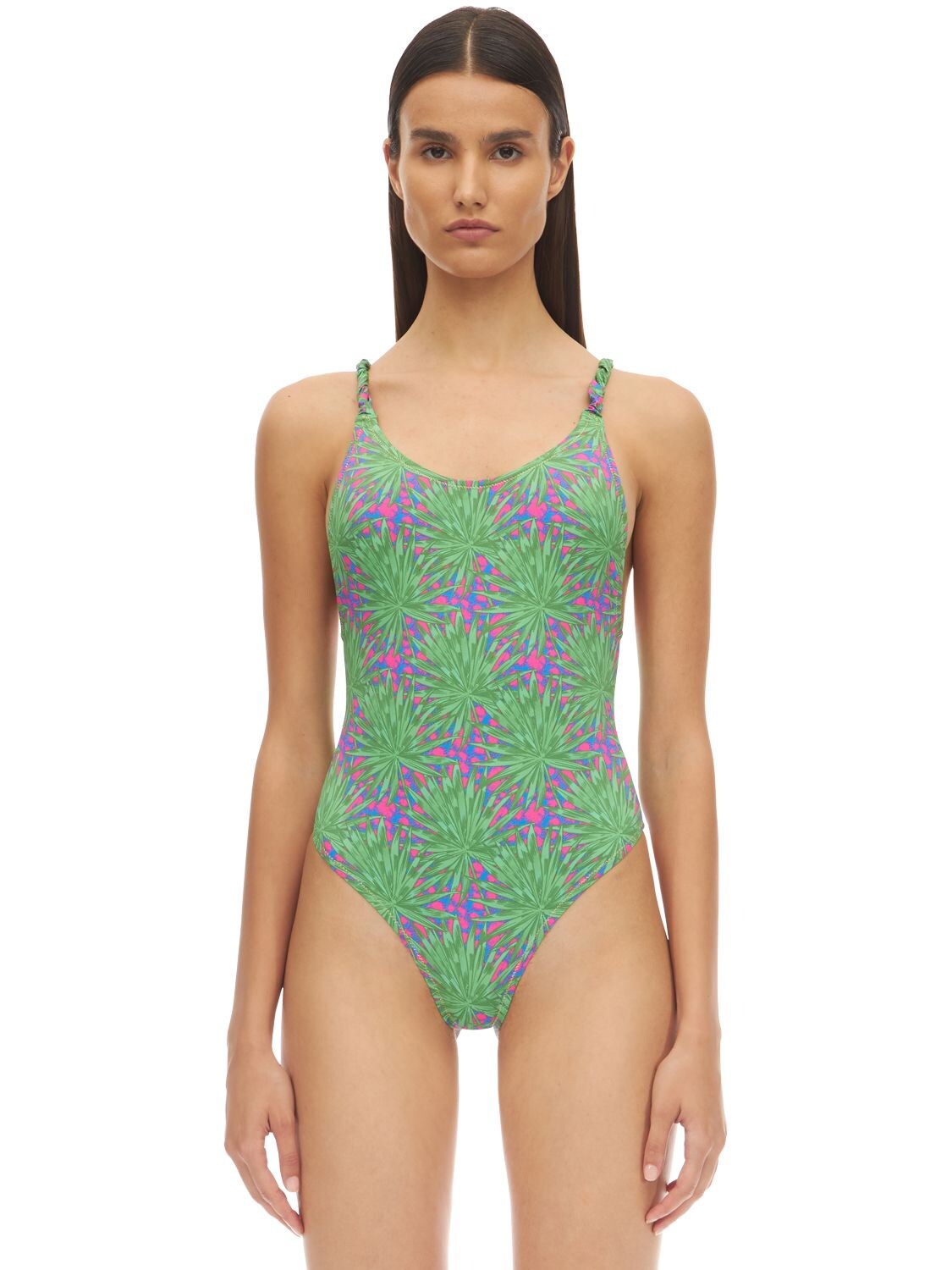Valencini Printed One Piece Swimsuit