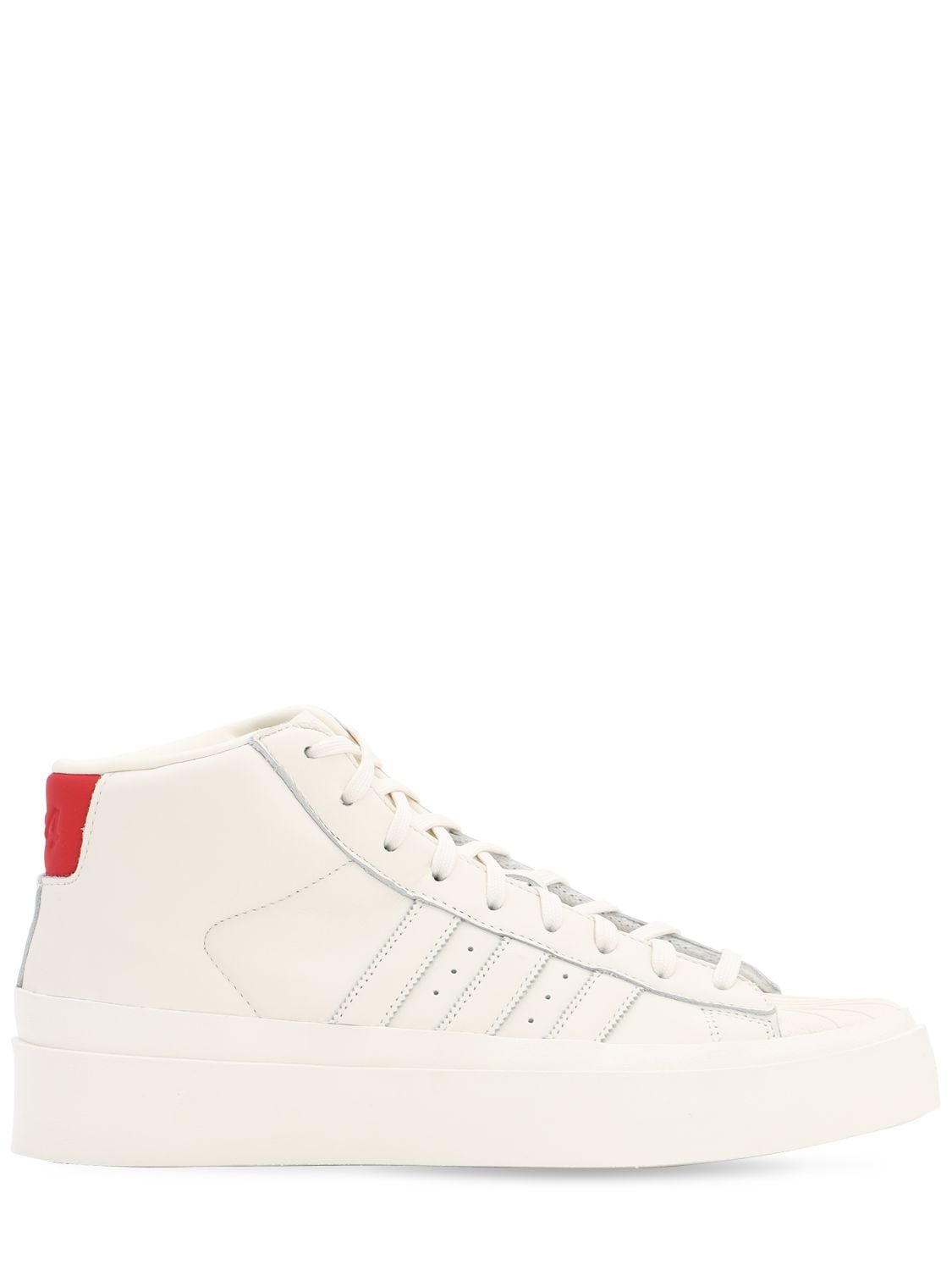 Adidas Originals Statement Pro Model 80s Sneakers In Chalk White