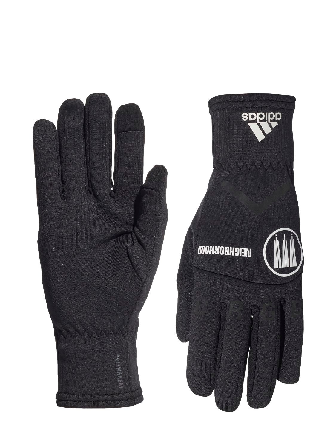 Adidas Originals Statement Nbhd Running Gloves In Black