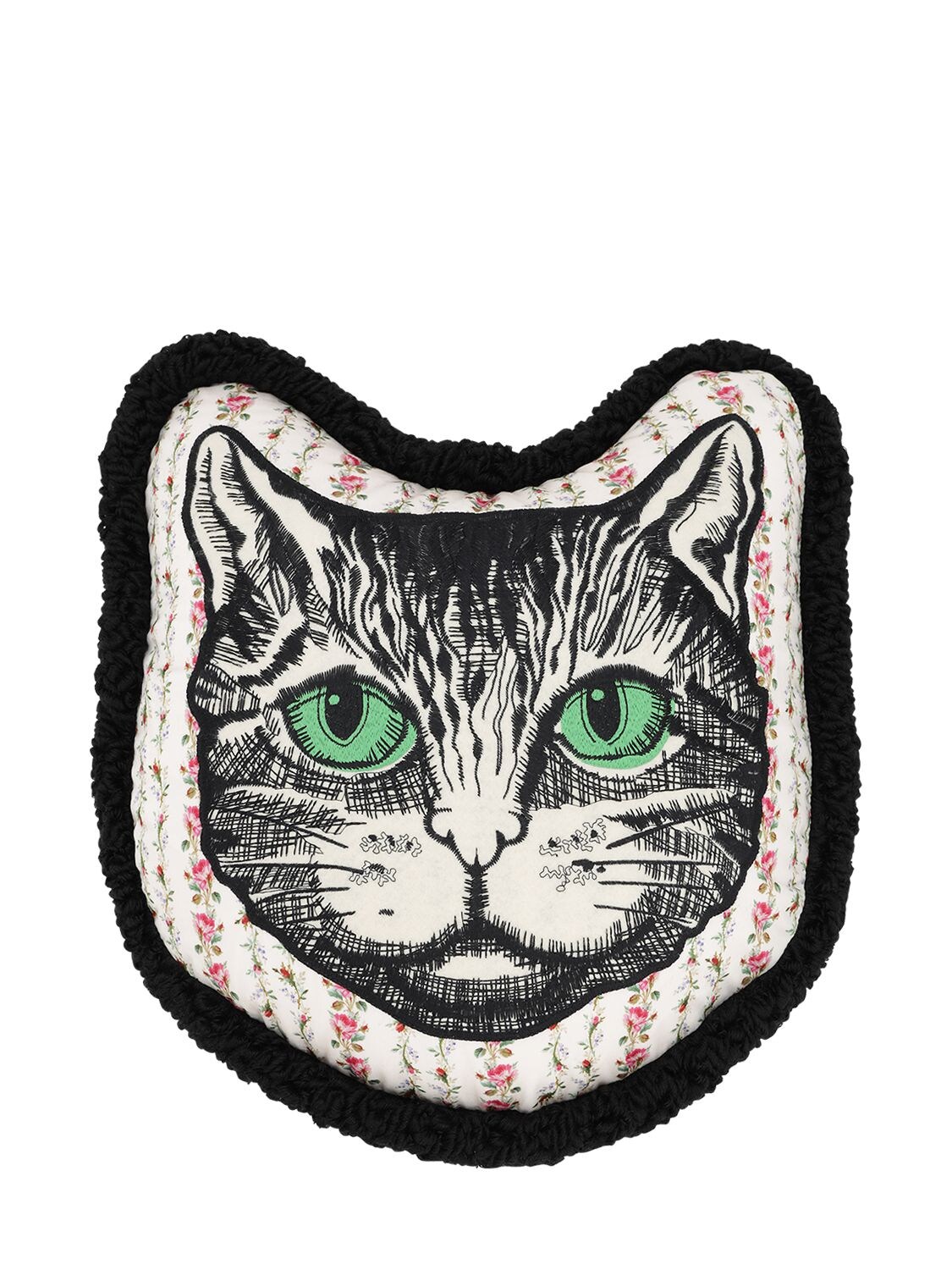 GUCCI “MYSTIC CAT”刺绣抱枕,70IWNI013-OTMWNA2