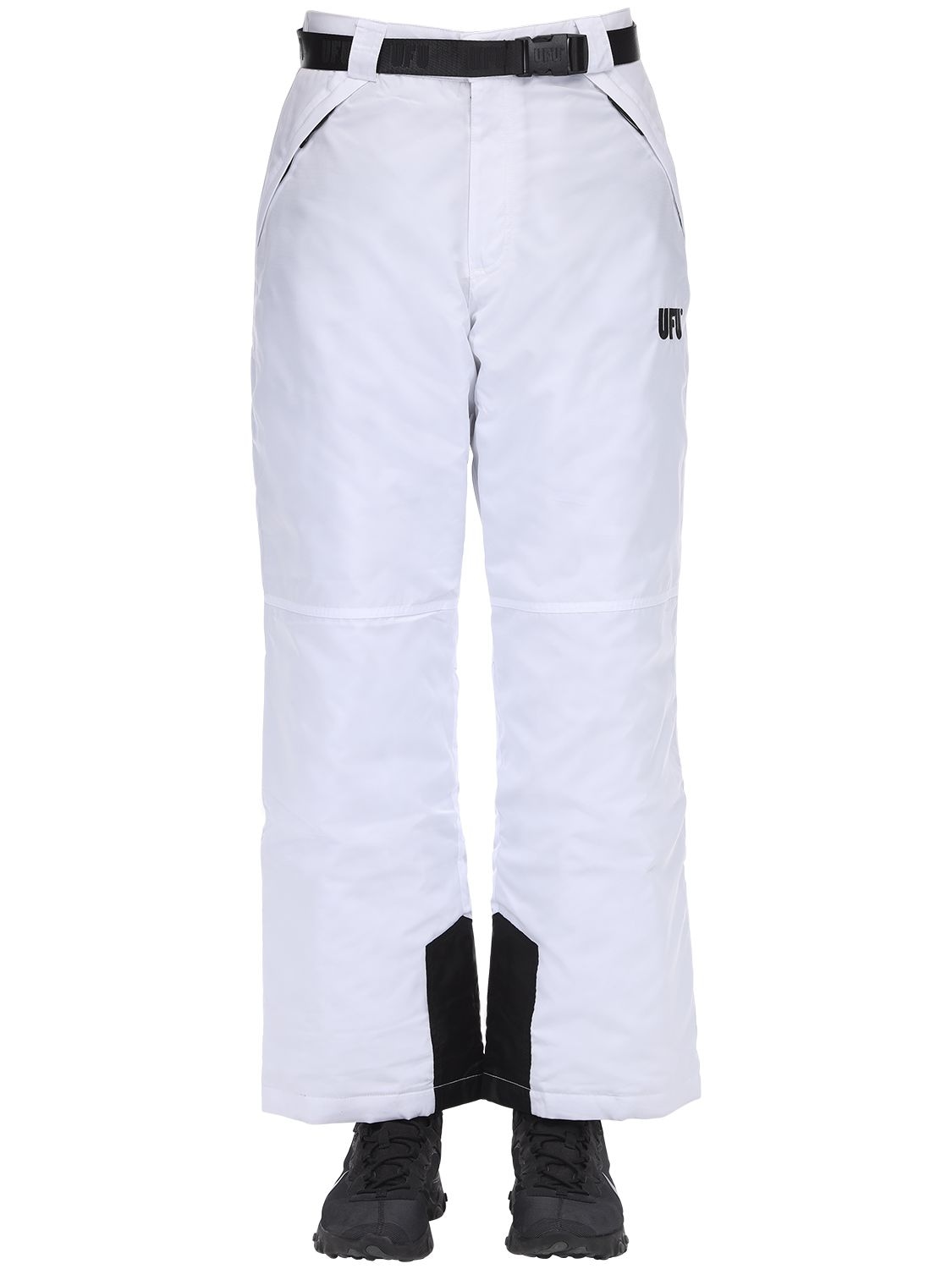 Ufu - Used Future Sup Belted Pants In White