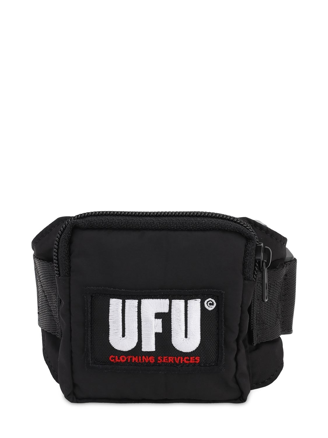 Ufu - Used Future Capsule Carrier Nylon Belt Bag In Black