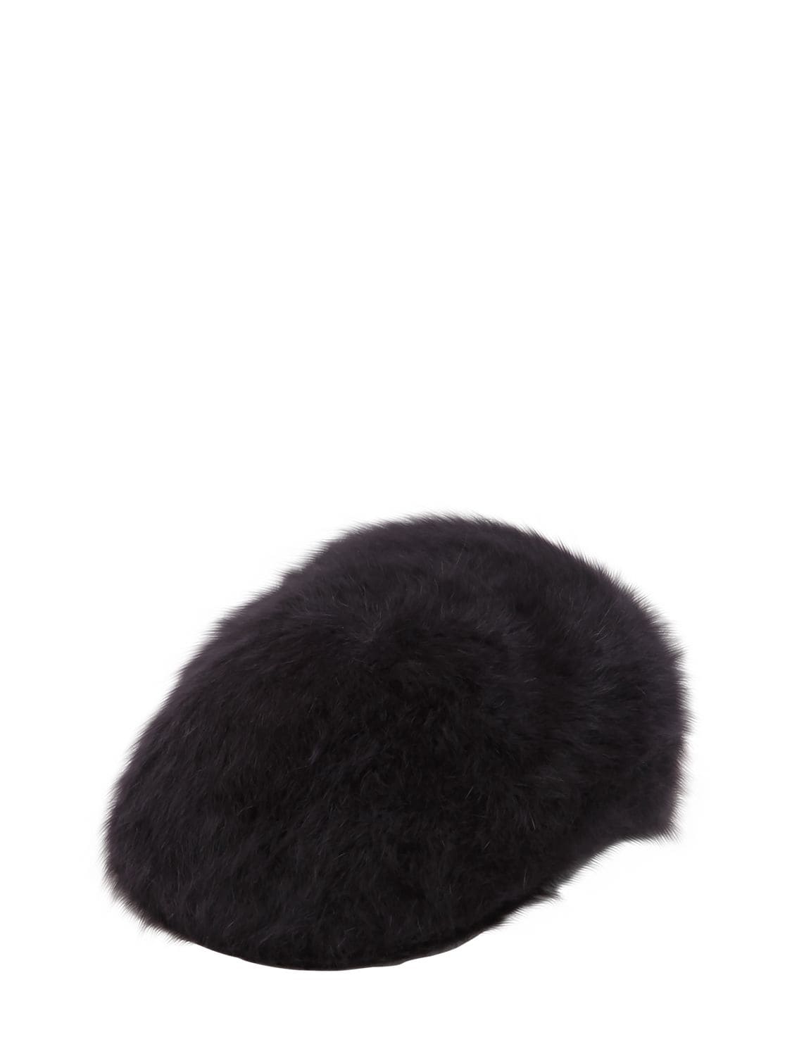 Kangol Furgora 504 Angora Blend Hat In Black