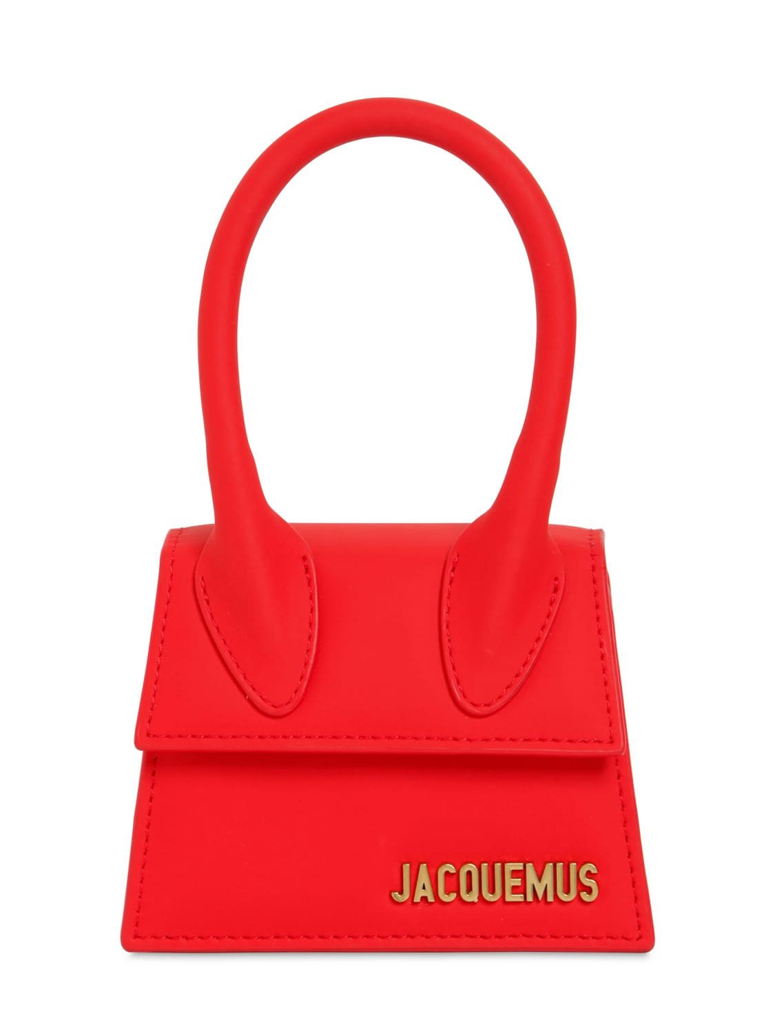 Jacquemus Le Chiquito Matte Leather Bag In Red
