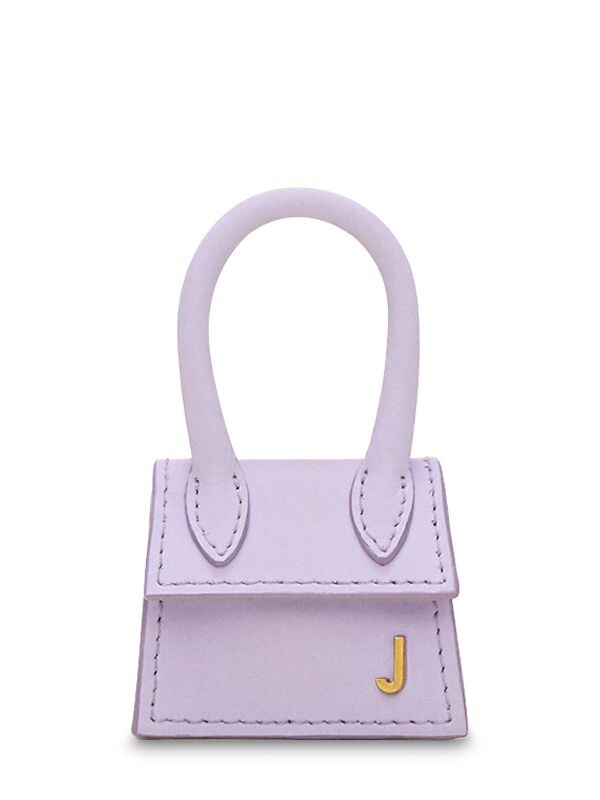 Jacquemus Le Chiquiti Matte Leather Mini Bag In Lila
