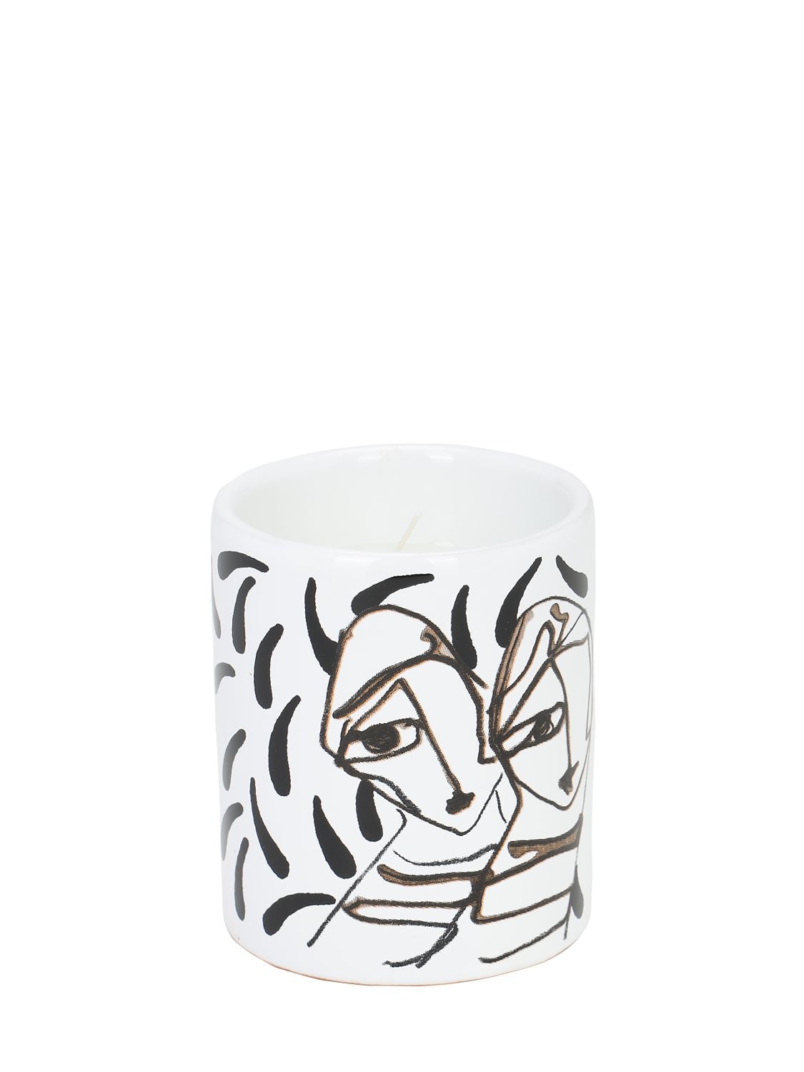 Antonio Marras Vi Ceramic Candle In White,black