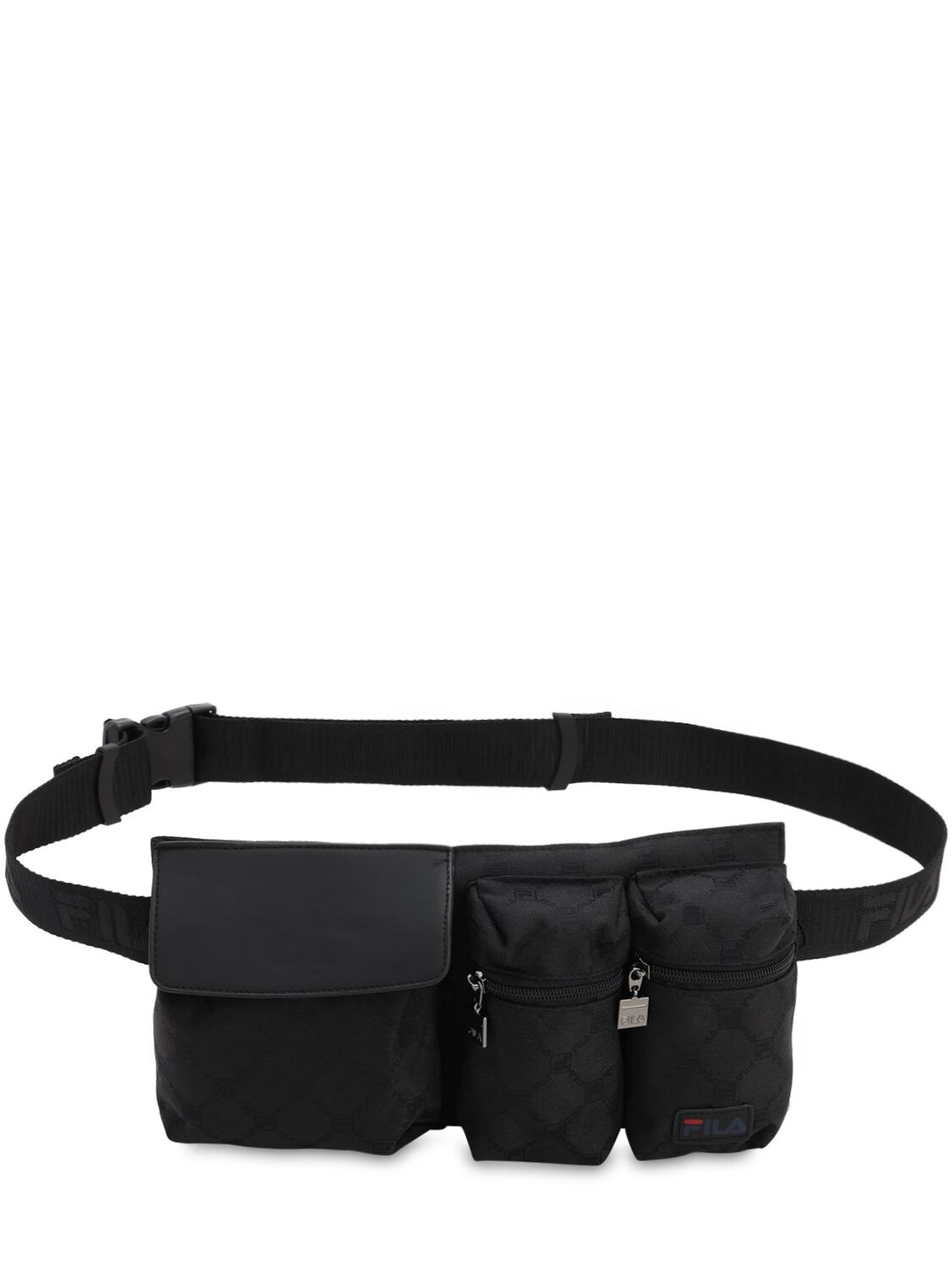 Fila Logo New Twist Belt Bag In Black
