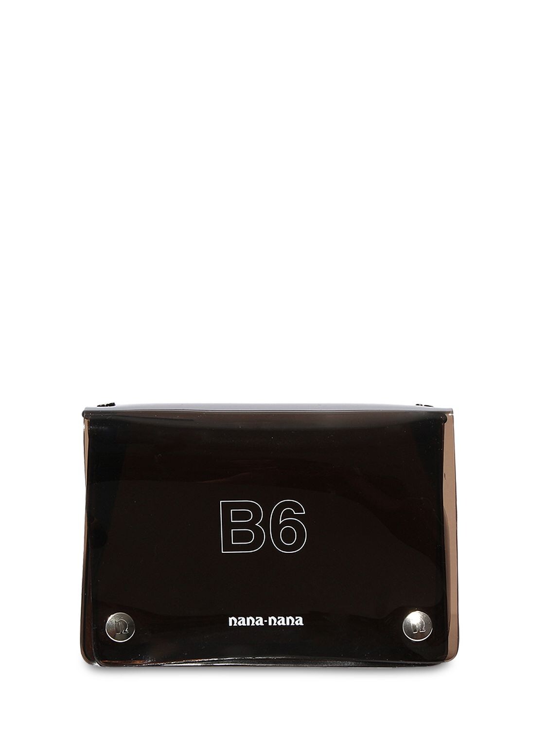 Nana-nana B6 Pvc Crossbody Bag In Black
