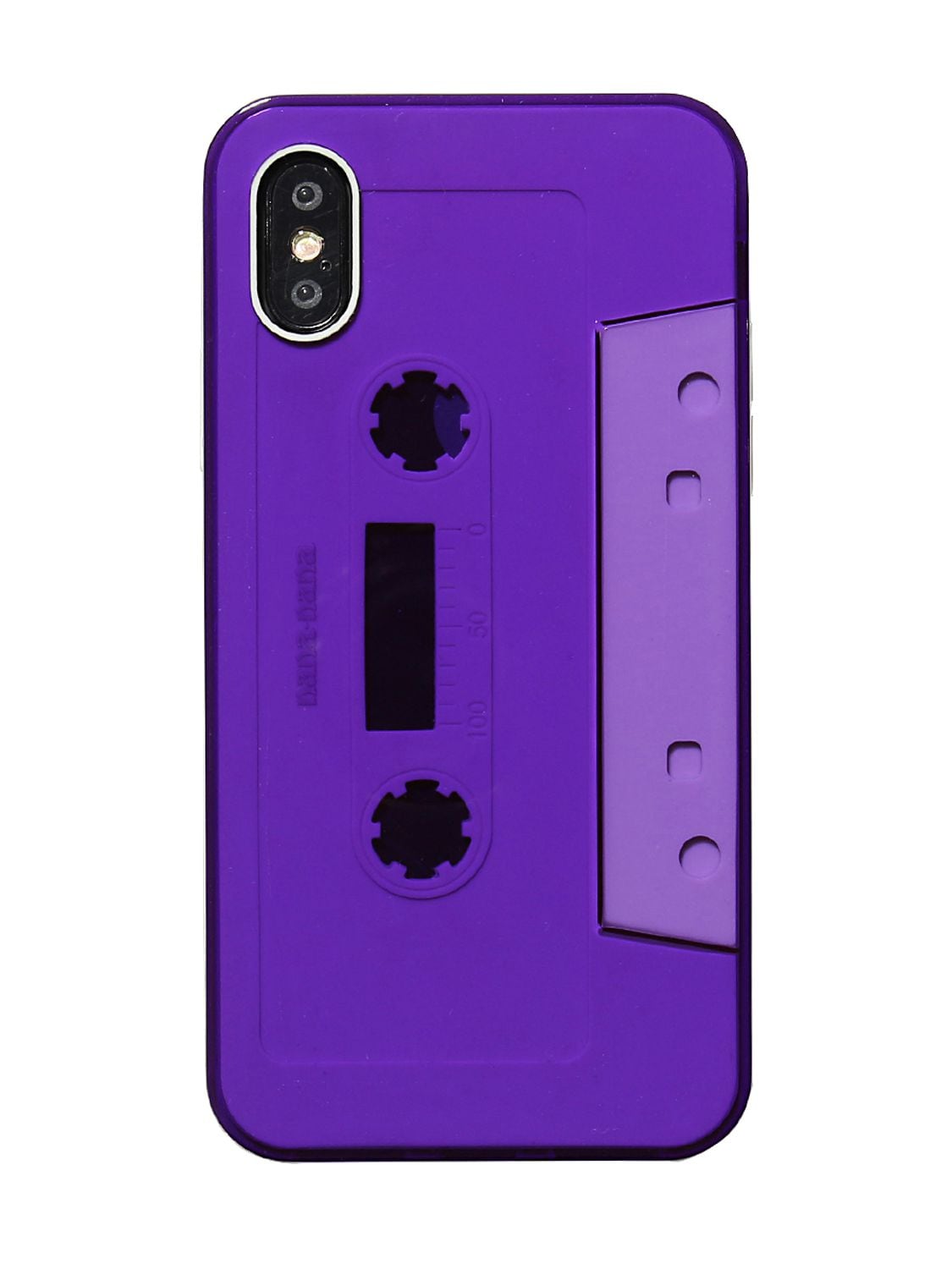 Nana-nana “not A Cassette Tape”iphone X/xs手机壳 In Clear,purple
