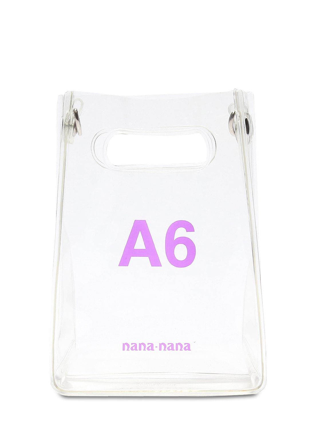 Nana-nana A6 Pvc Shopping Bag In Transparent