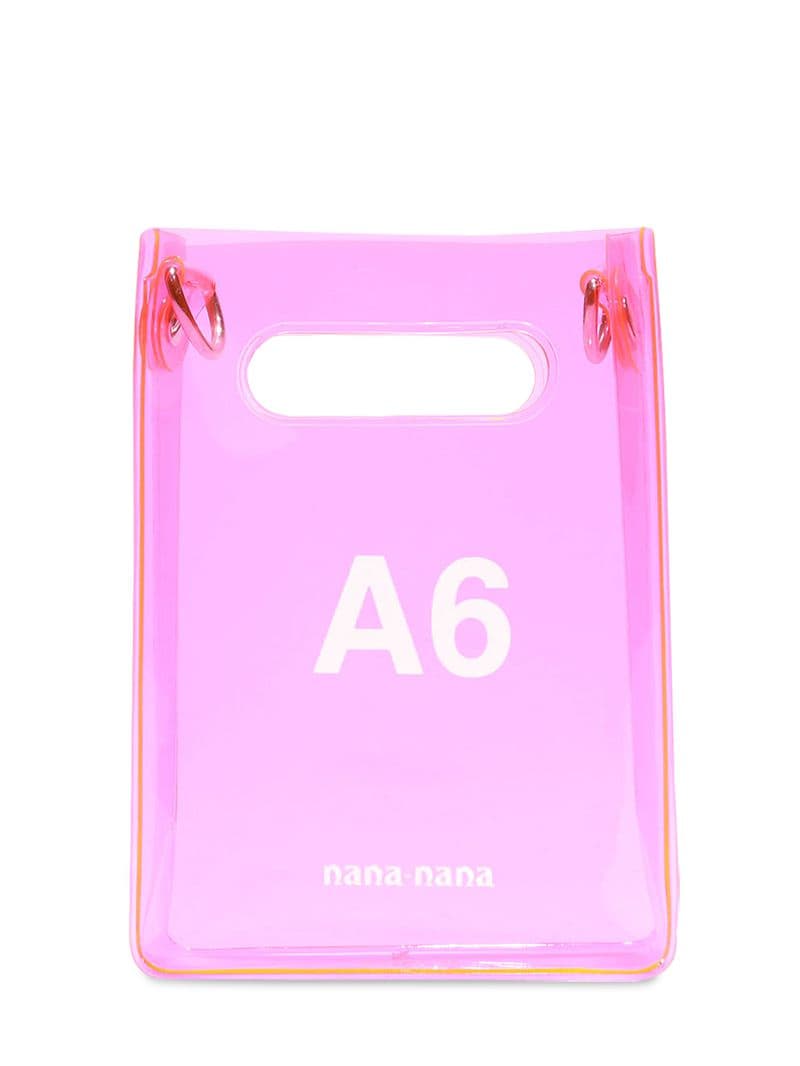 Nana-nana A6 Pvc Shopping Bag In Neon Pink