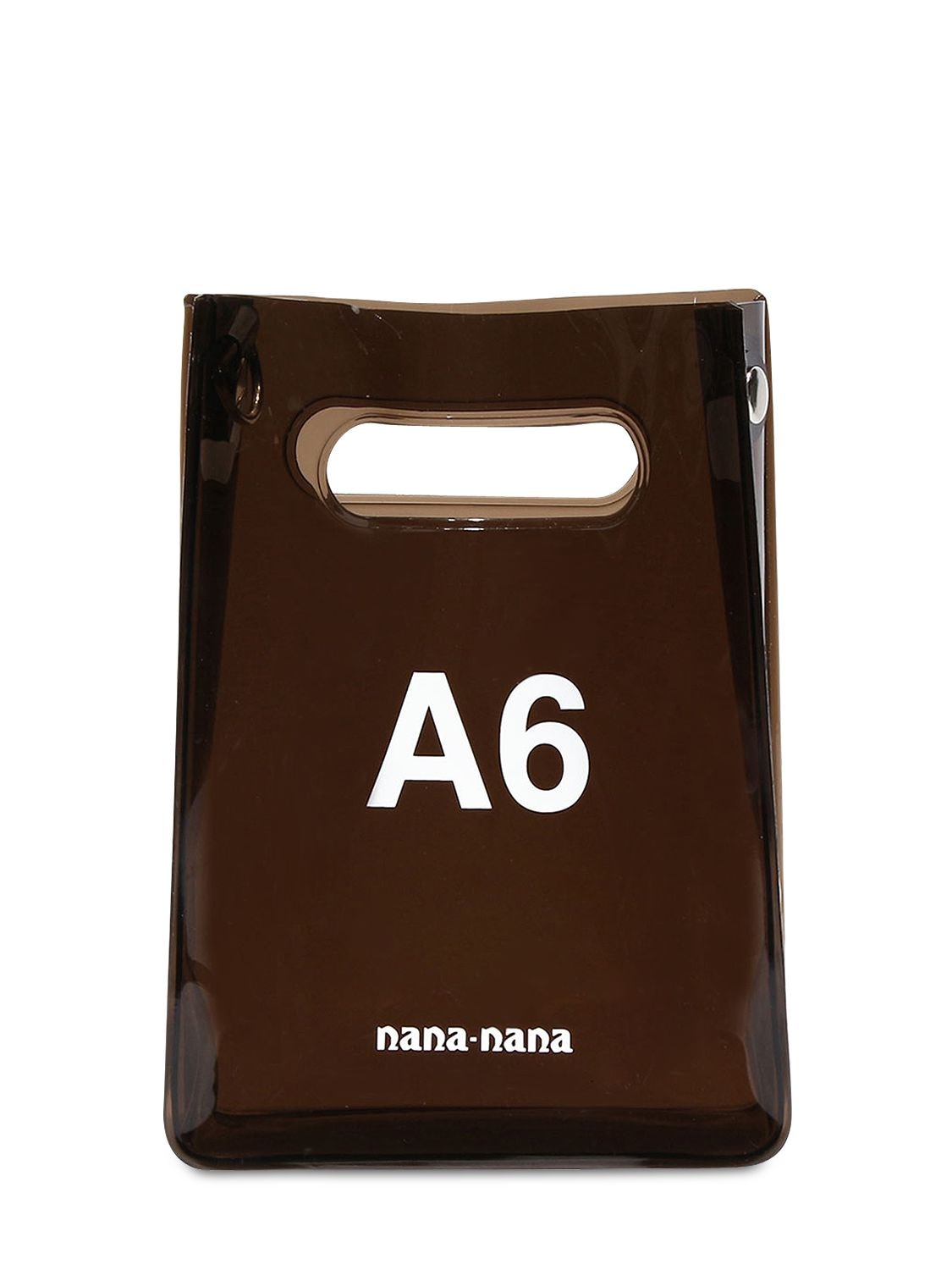Nana-nana A6 Pvc Shopping Bag In Black