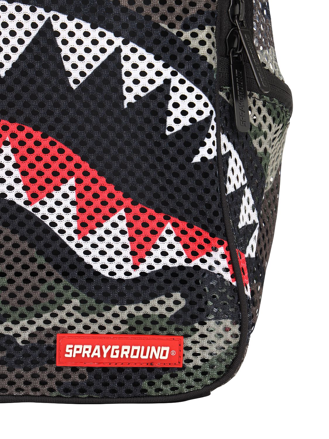 Sprayground Camo Shark Mesh Backpack In Transparent | ModeSens