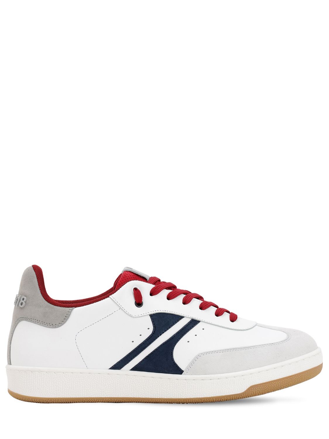 Am318 Arrow Sneakers In White,scarlet