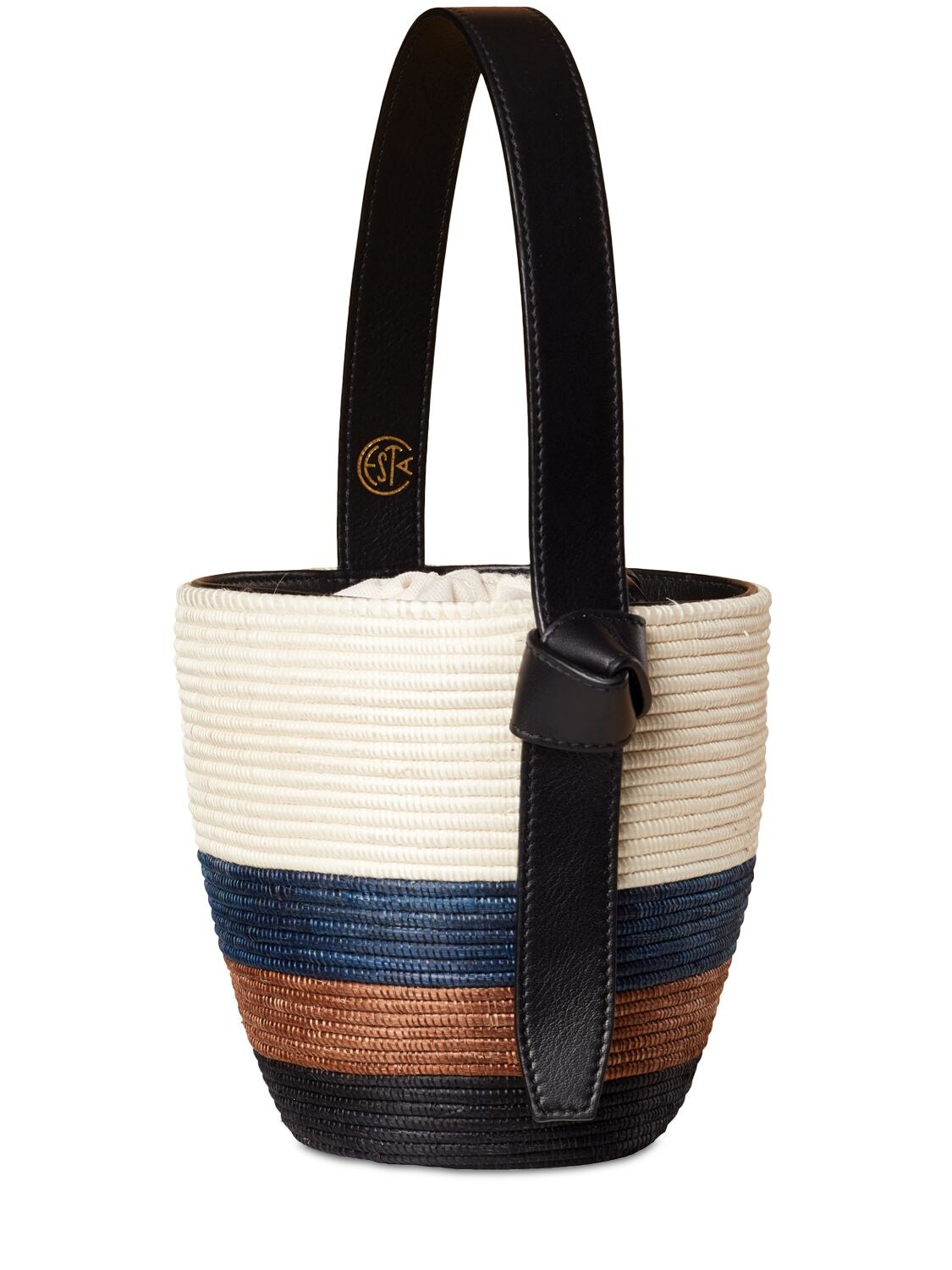 Cesta Collective Tri-stripe Lunchpail Top Handle Bag In Multicolor
