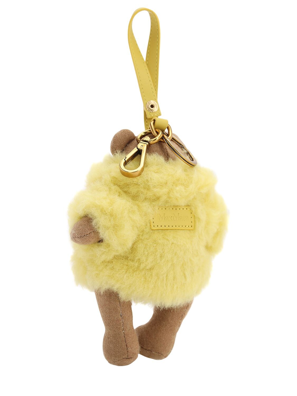 MaxMara, Accessories, Max Mara Wool Cabala Teddy Bear Bag Charm New