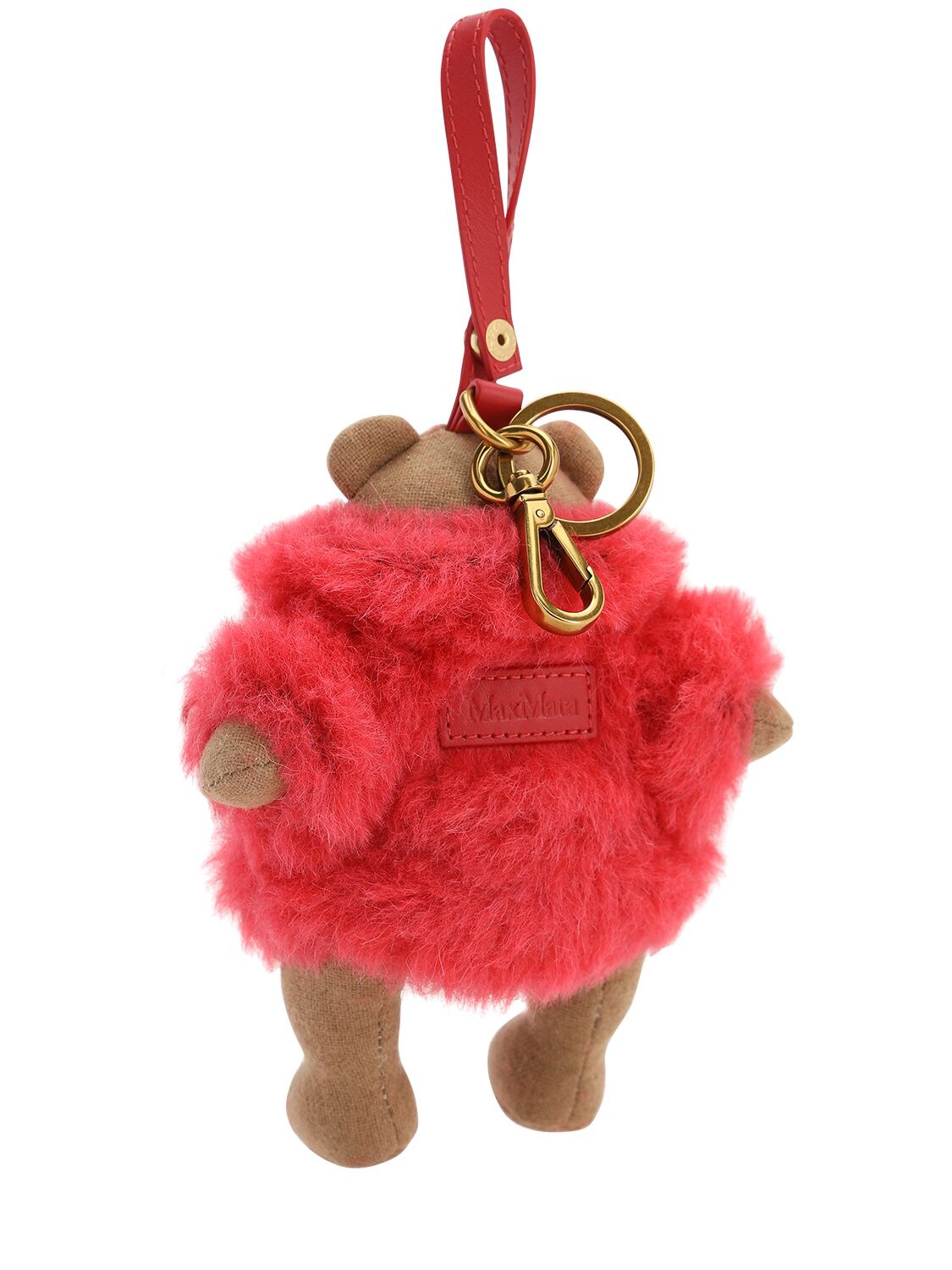 MaxMara, Accessories, Max Mara Wool Cabala Teddy Bear Bag Charm New