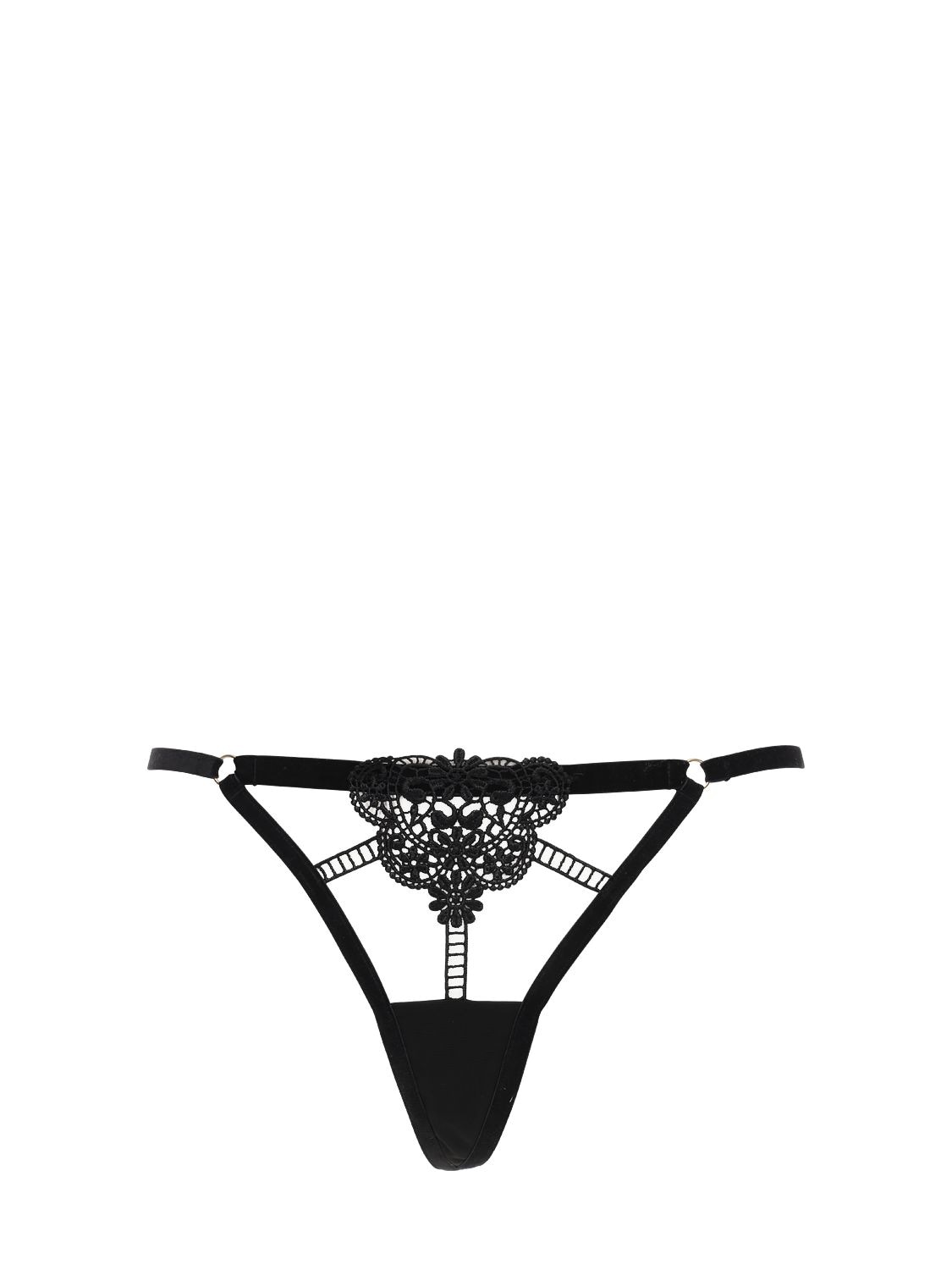 Bluebella Pandora Lace Thong In Black | ModeSens