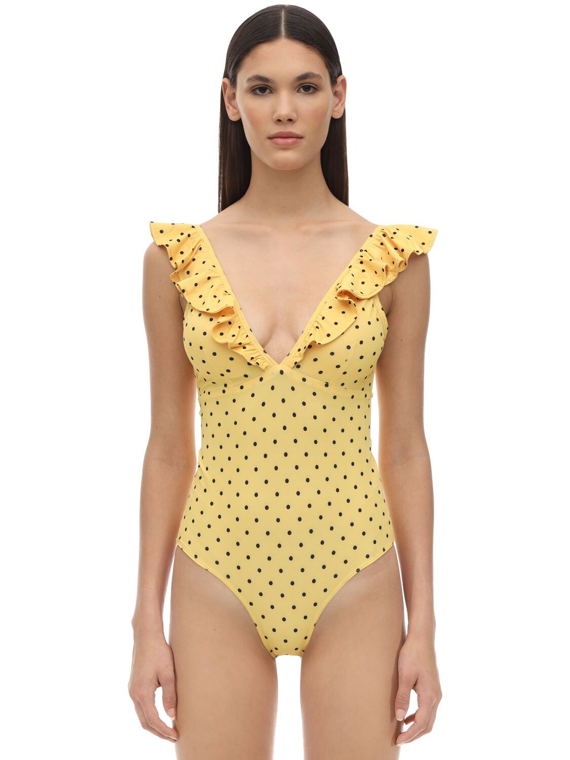 polka dot one piece