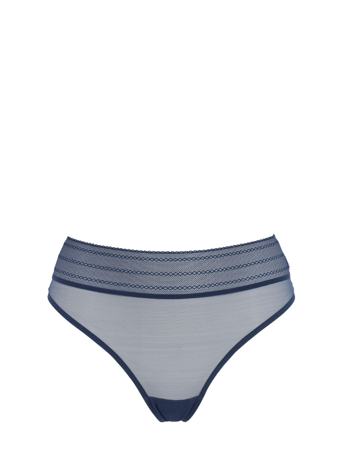 Else Bare Sheer Mesh Thong In Blue | ModeSens