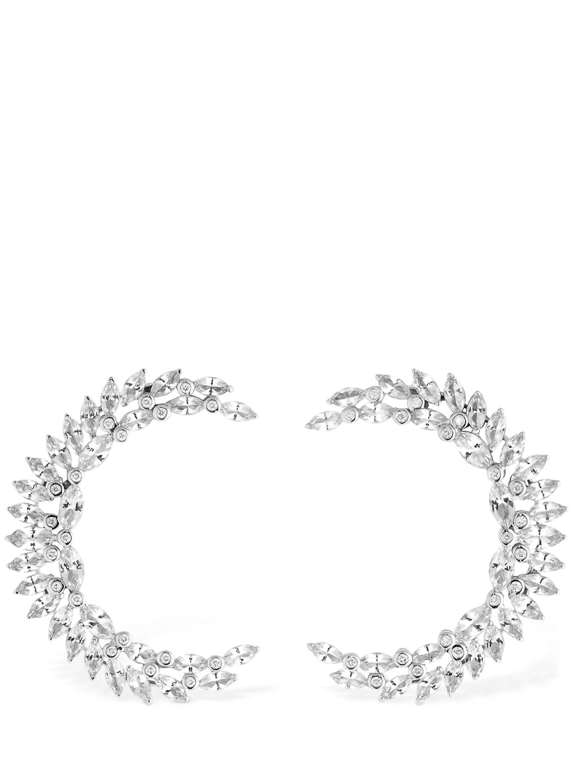 Atelier Swarovski Luna Earrings In White Gold