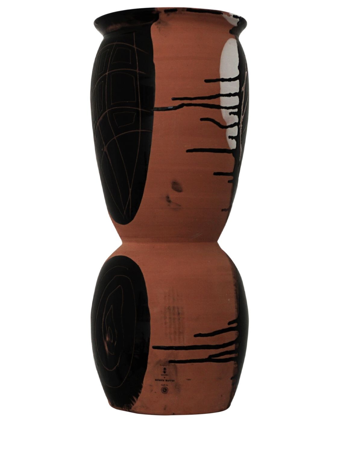 Antonio Marras + Kiasmo Vaso Pezzo Unico 2 Ceramic Vase In Multicolor