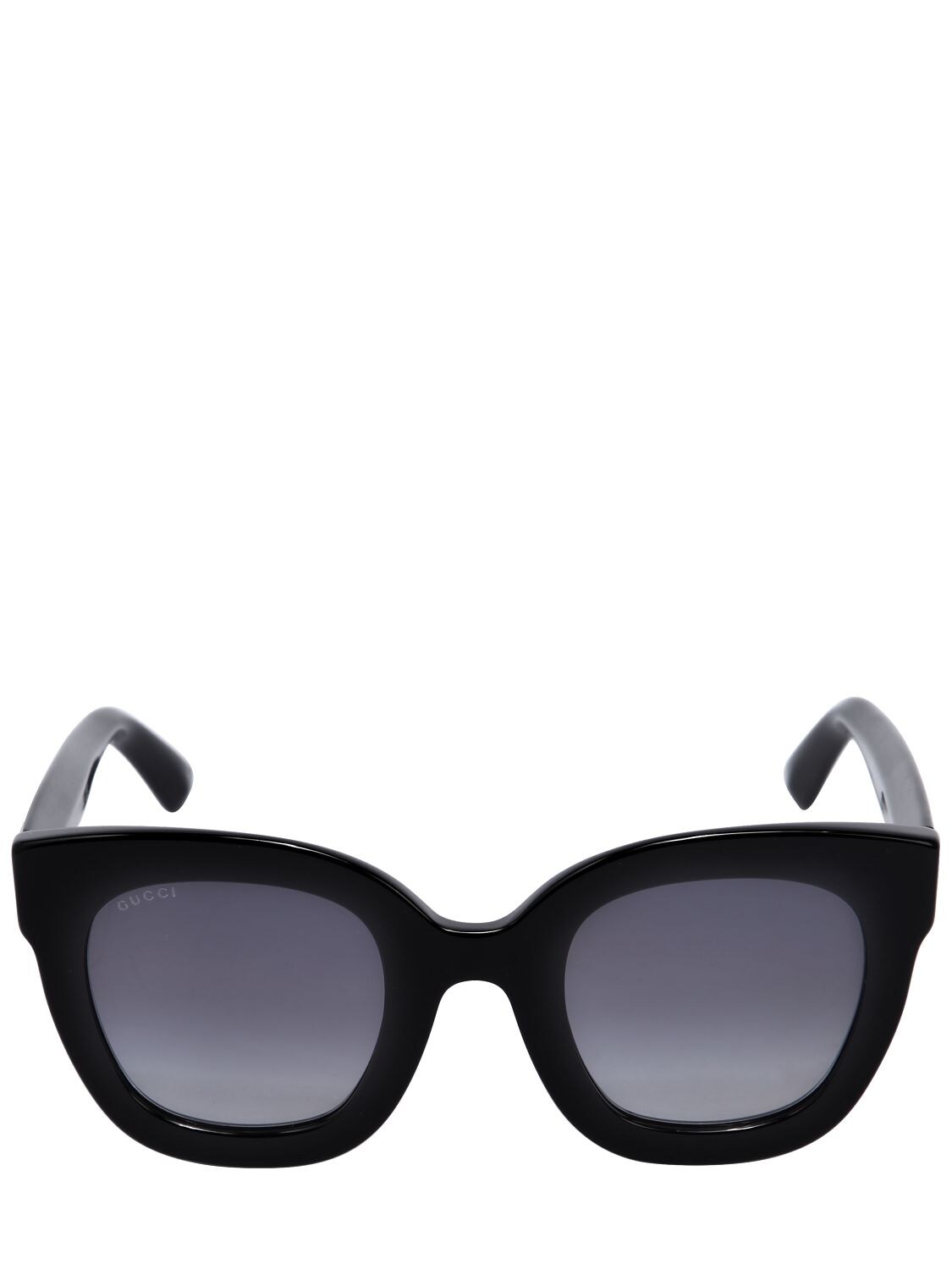 Gucci Square Acetate Sunglasses W/ Stars In Black