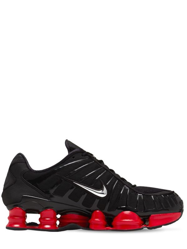 Nike X Skepta Shox Tl Sneakers In Black,red