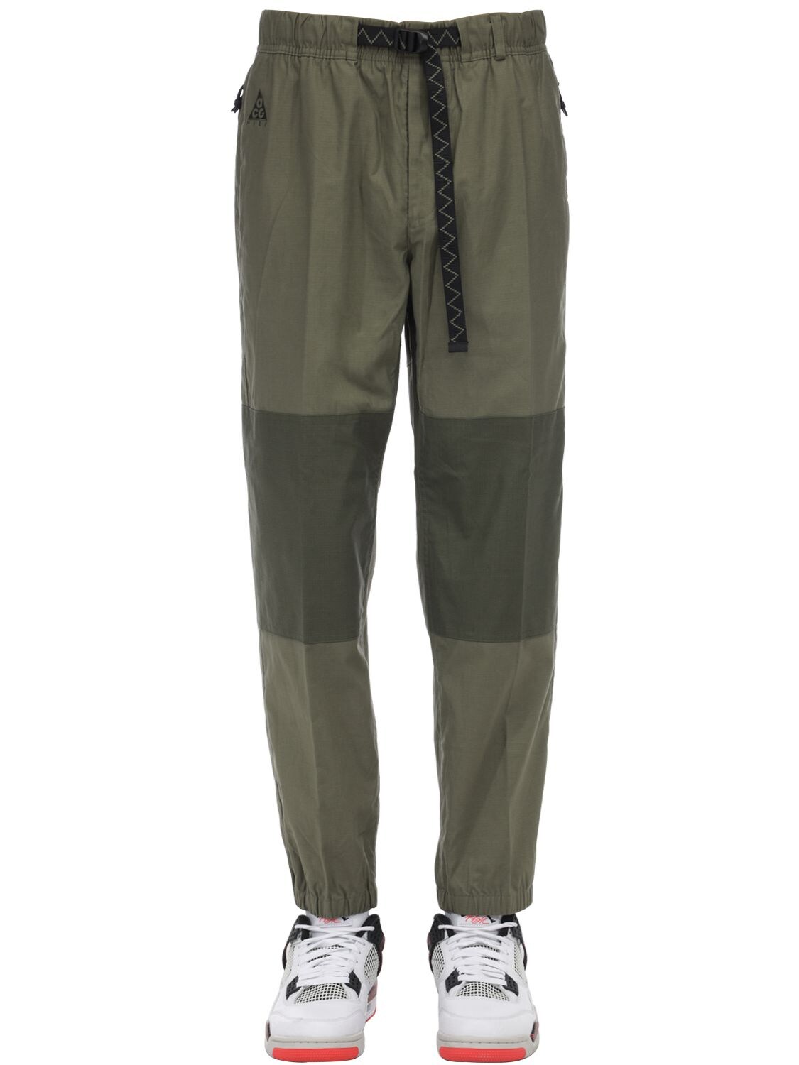 Nike Acg Ripstop Trail Trousers In Medium Olive