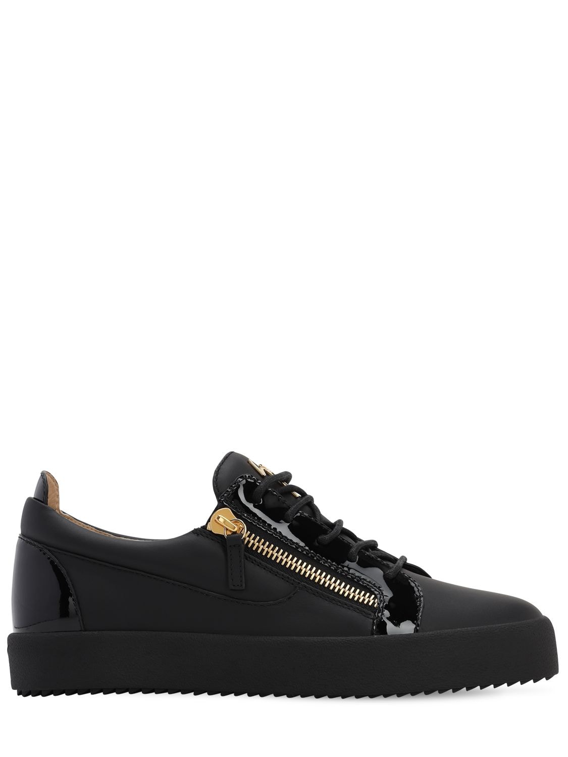 GIUSEPPE ZANOTTI "MAY LONDON"皮革运动鞋,71I033001-MDAY0