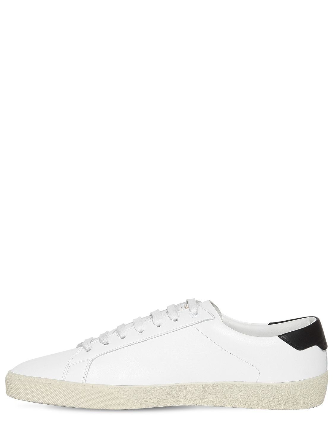 Shop Saint Laurent 20mm Court Classic Sl/06 Sneakers In White