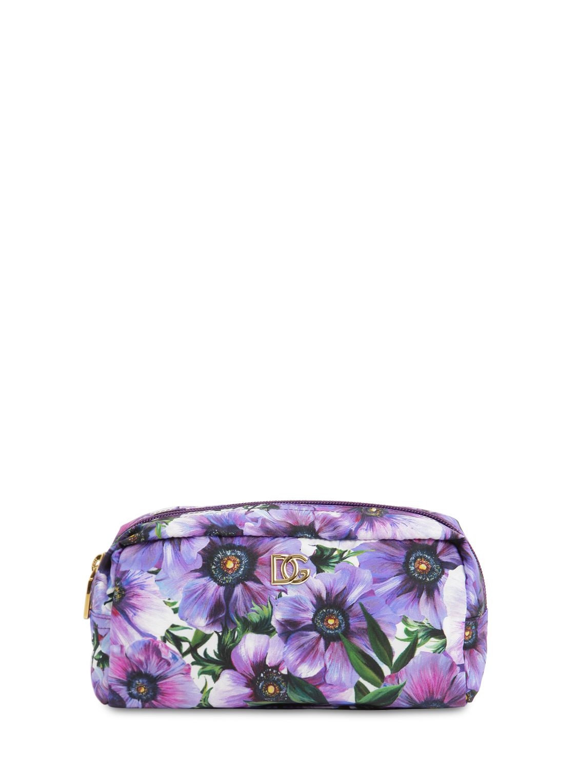 Dolce & Gabbana Printed Nylon Make Up Bag In Anemone
