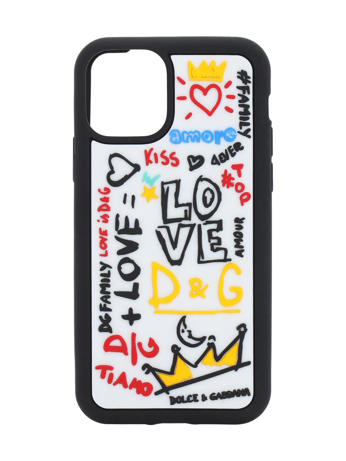 Dolce & Gabbana 硅胶iphone 11 Pro手机壳 In White