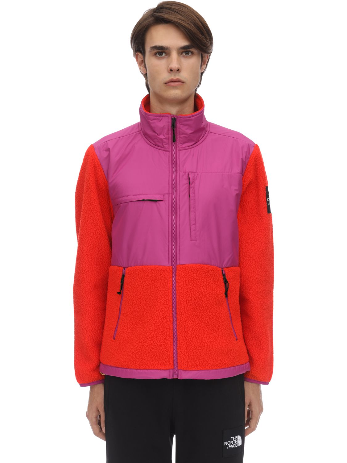 north face denali red
