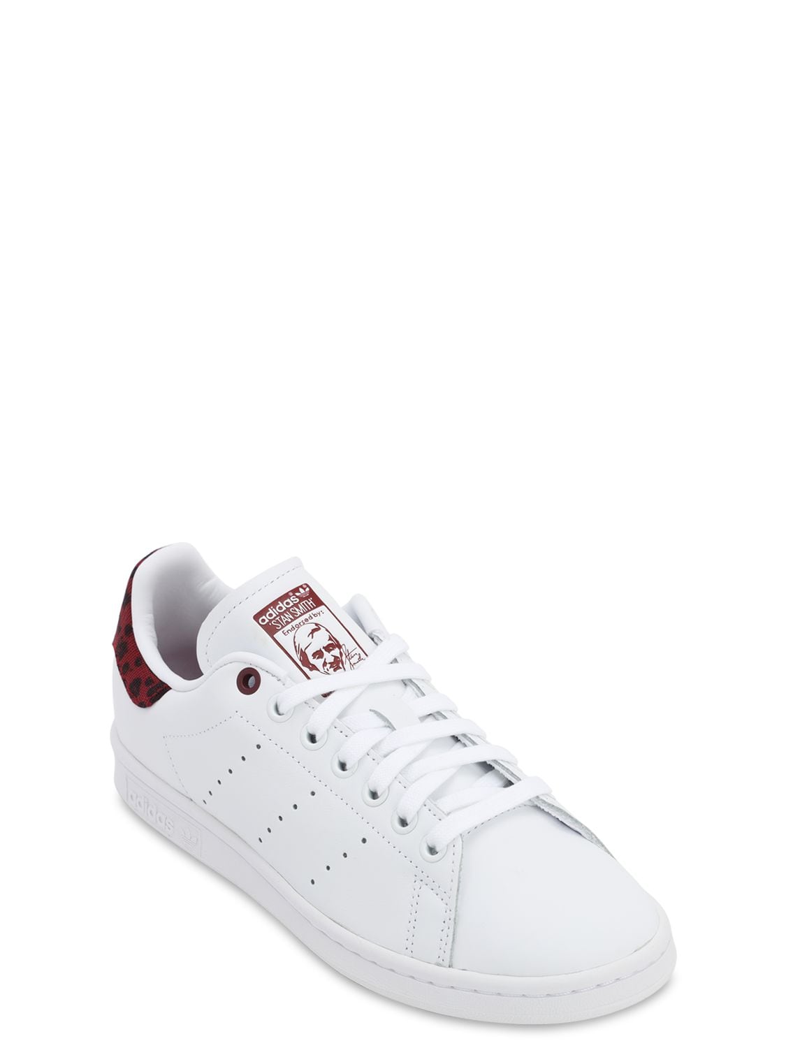 Adidas Originals Stan Trainers In White,bordeaux | ModeSens