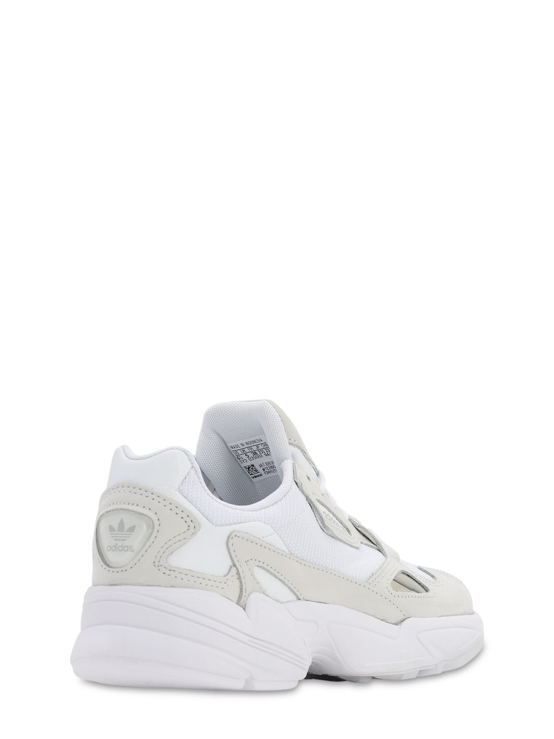 adidas originals triple white falcon