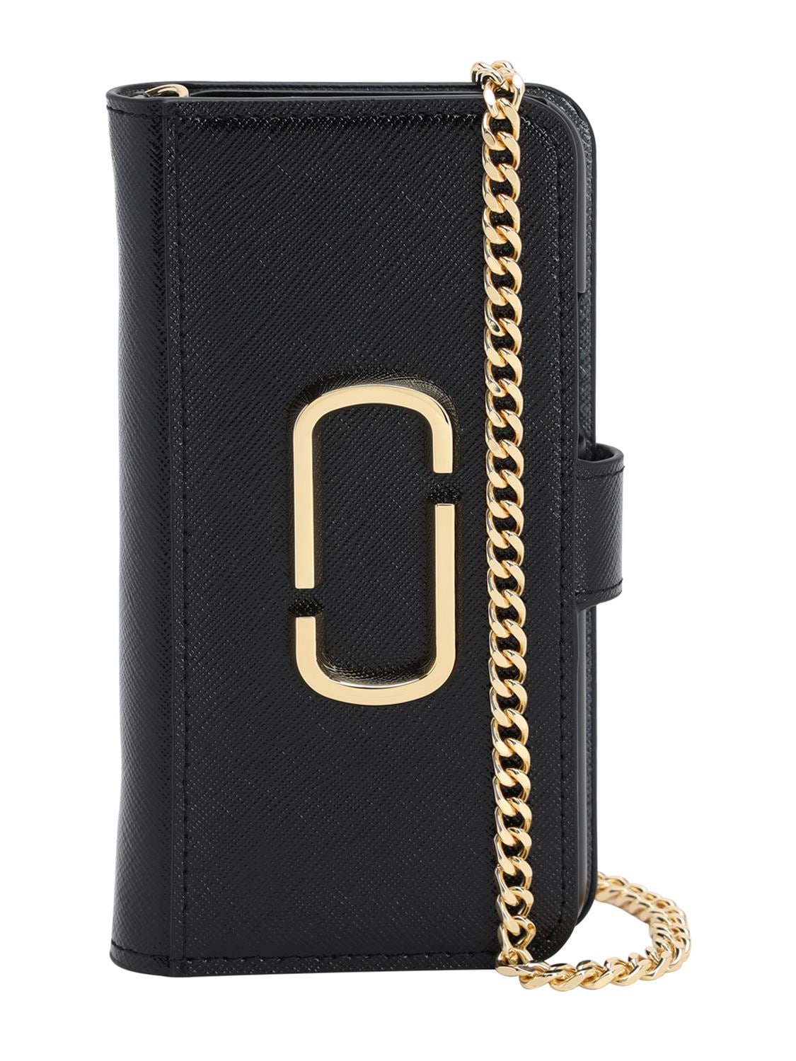 Marc Jacobs Chain & Leather Iphone 11 Pro Case In 블랙