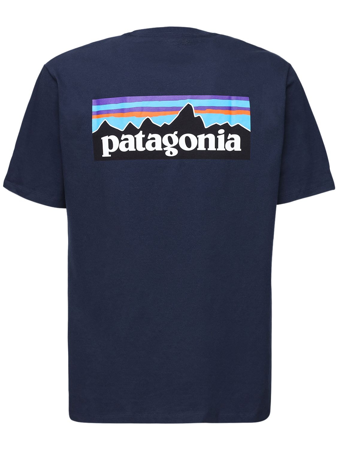 Patagonia P-6 Logo Responsibili-tee T-shirt In Dunkelblau