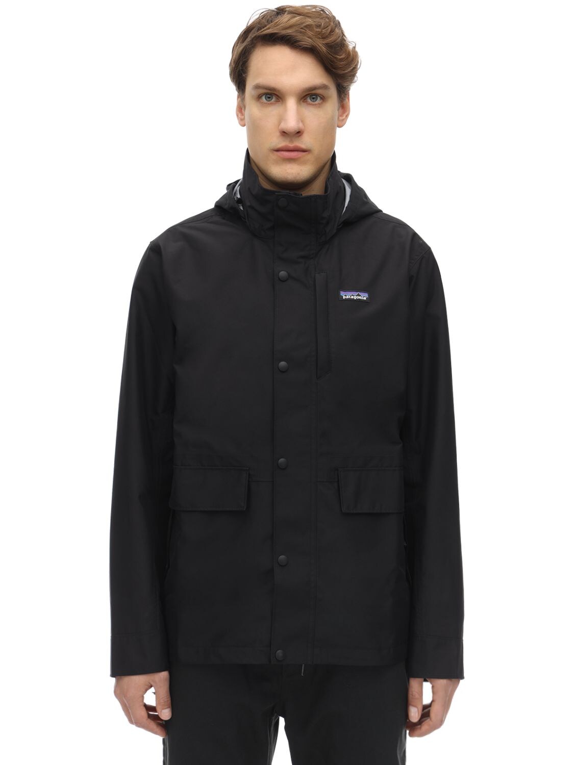 Patagonia Lightweight Storm Jacket In Black