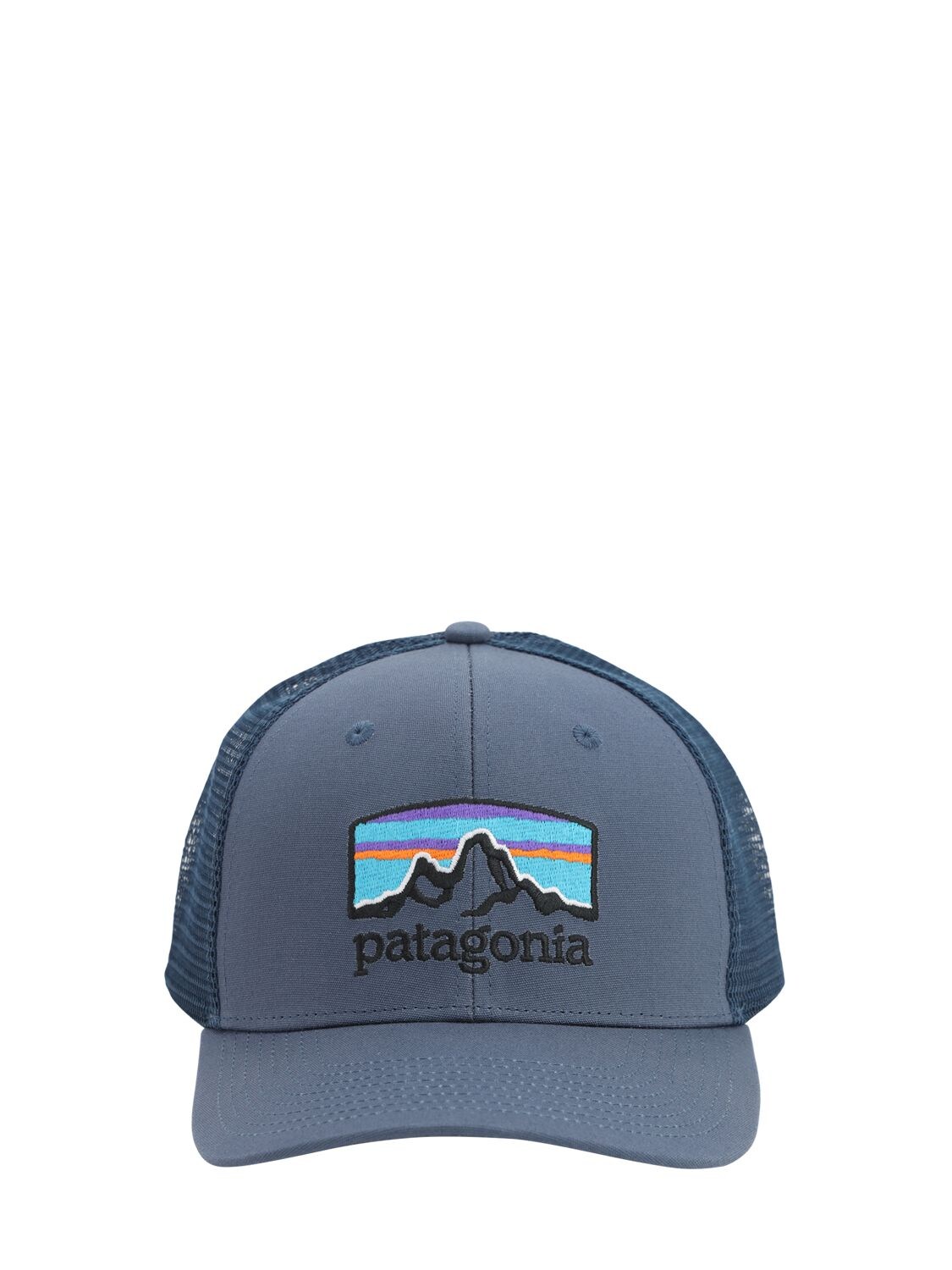 Patagonia Fitz Roy Scope Trucker Hat In Blue