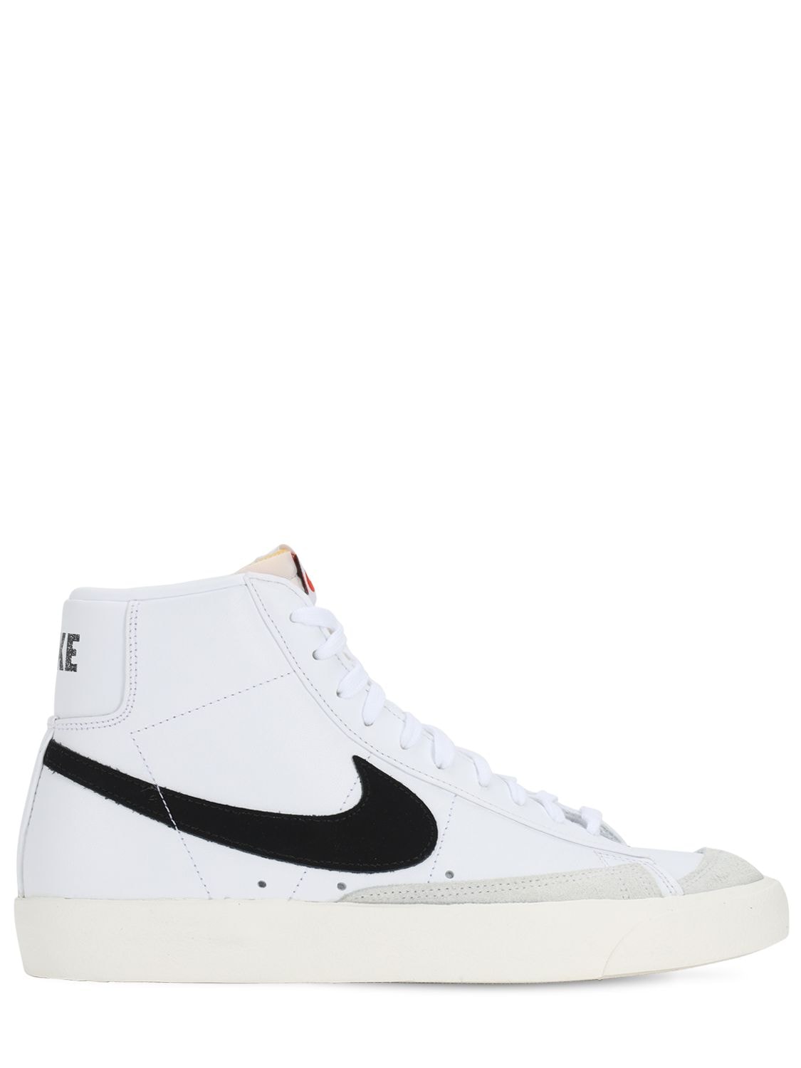 Nike Blazer Mid '77 Vintage Sneakers In White,black