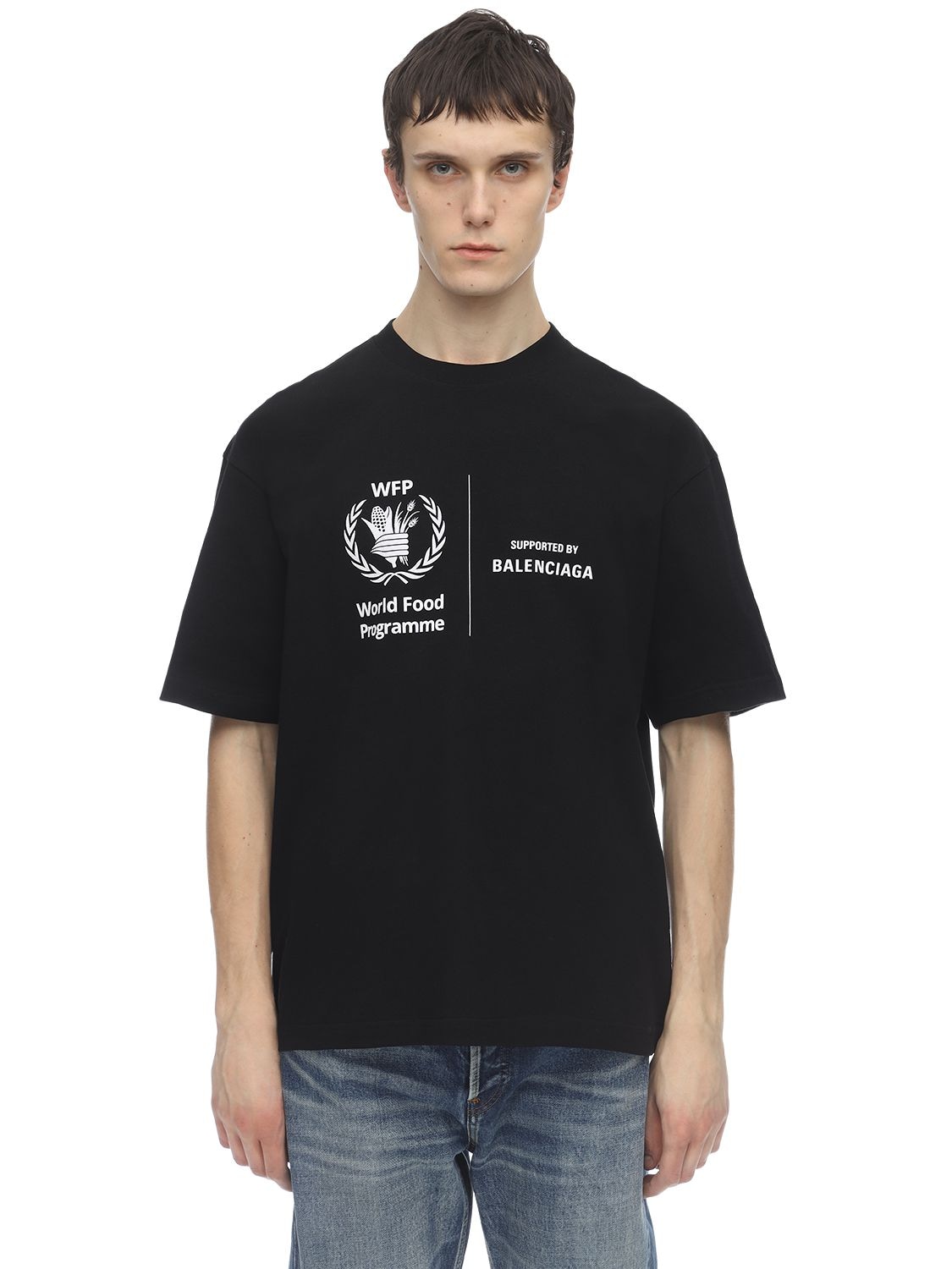 balenciaga world food programme t shirt