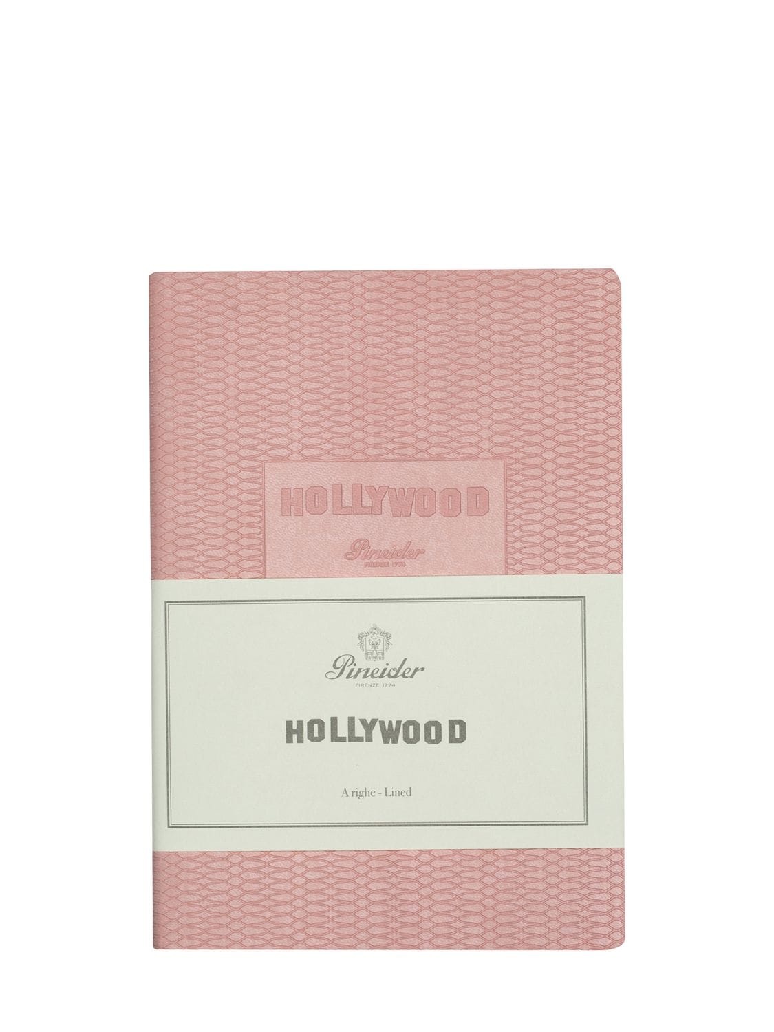 Pineider Hollywood Notebook In Pink
