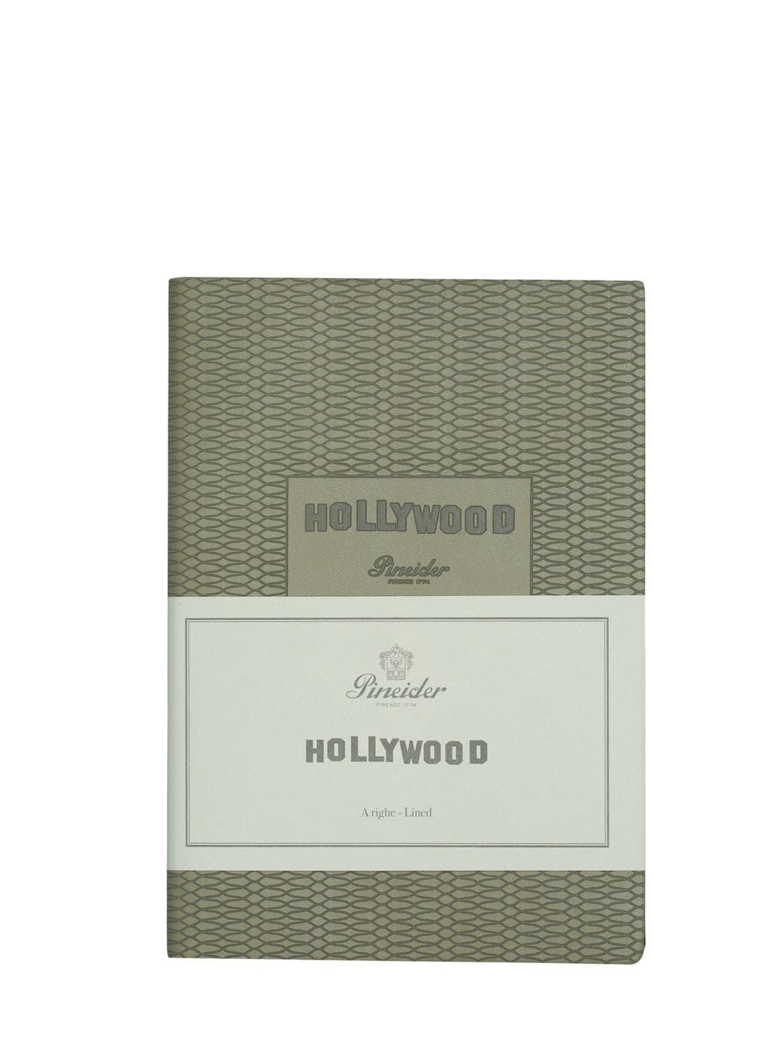 Pineider Hollywood Notebook In Brown,grey
