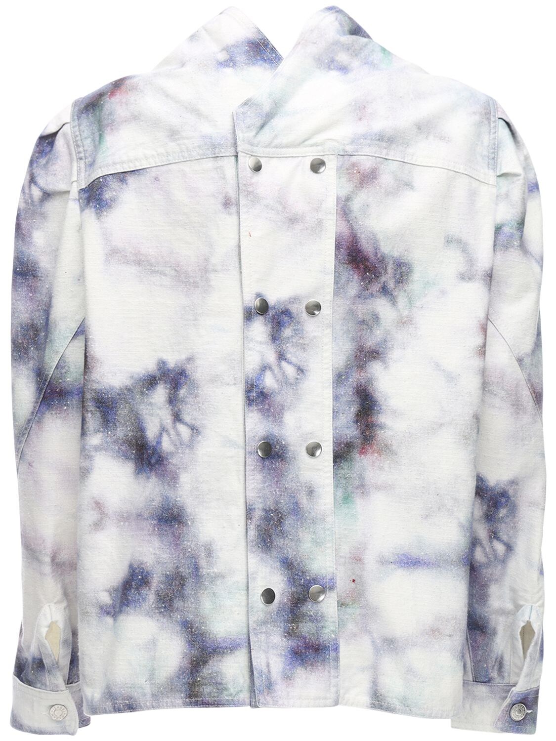 ISABEL MARANT ESPERA TIE DYE COTTON DENIM JACKET,71I1K6012-MZBCVQ2