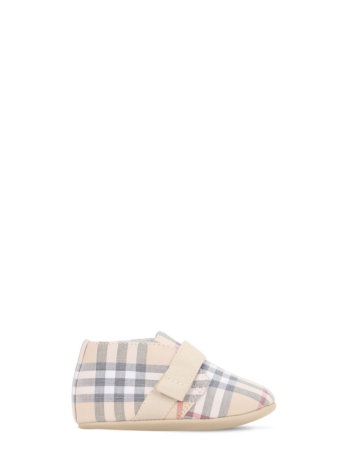 BURBERRY 格纹纯棉鞋子,71I1US014-QTIWMTU1