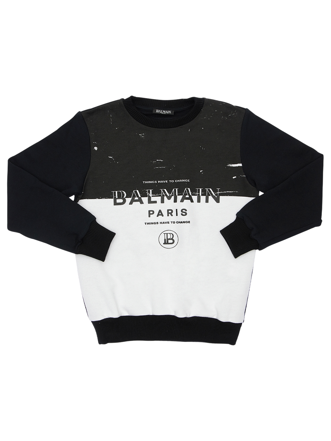 Sweatshirt Aus Baumwolle Mit Logodruck