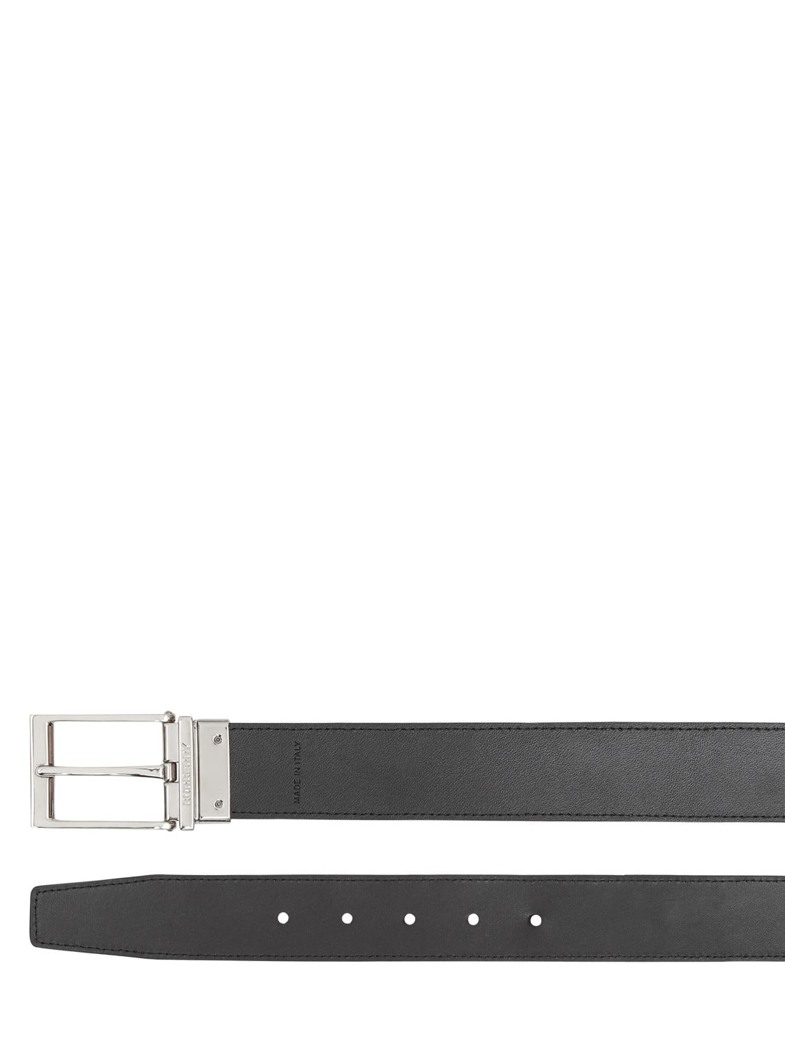 Shop Burberry 3.5cm Check Faux Leather Belt In Archive Beige