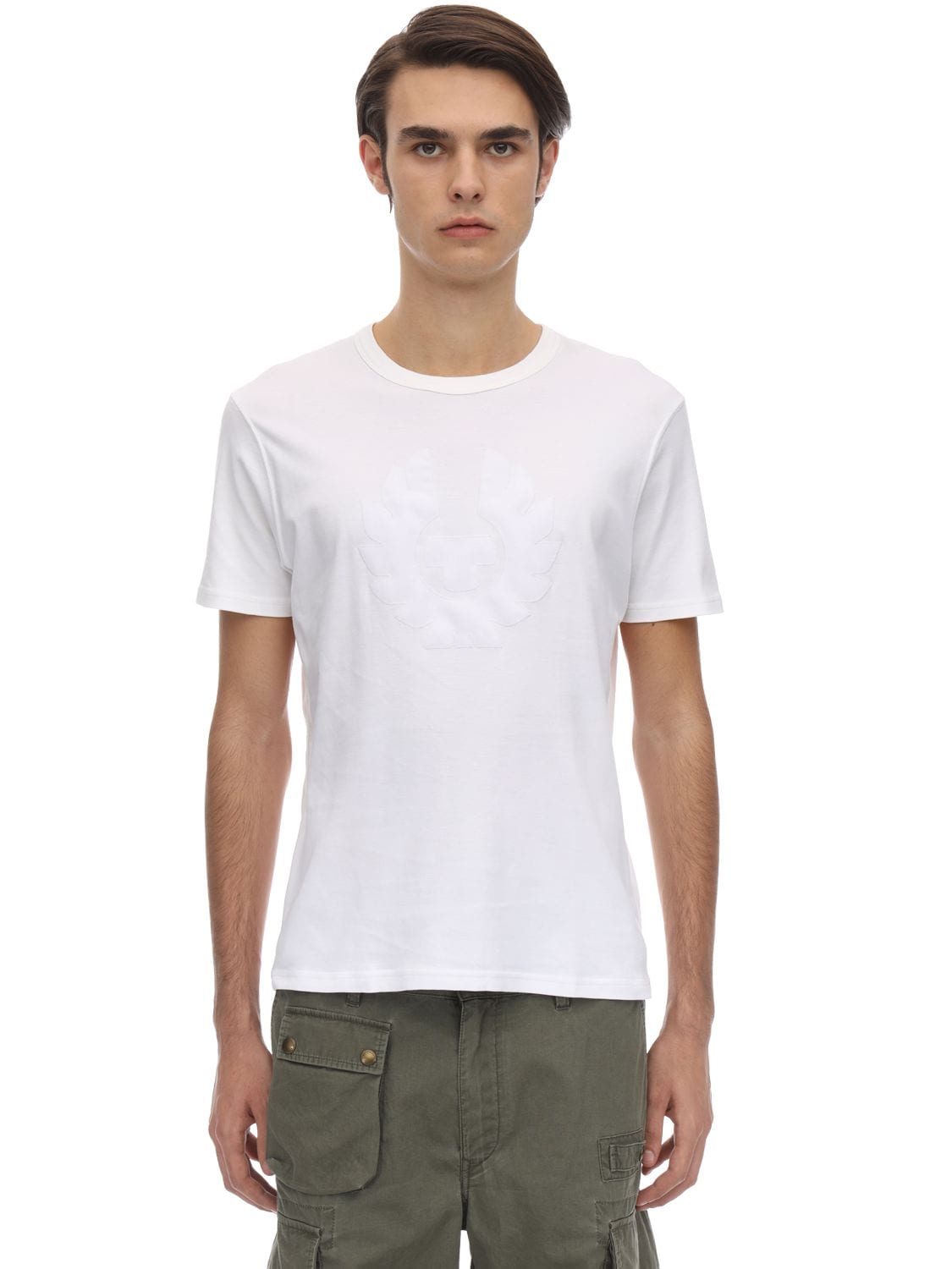Belstaff Phoenix Cotton Interlock T-shirt In White