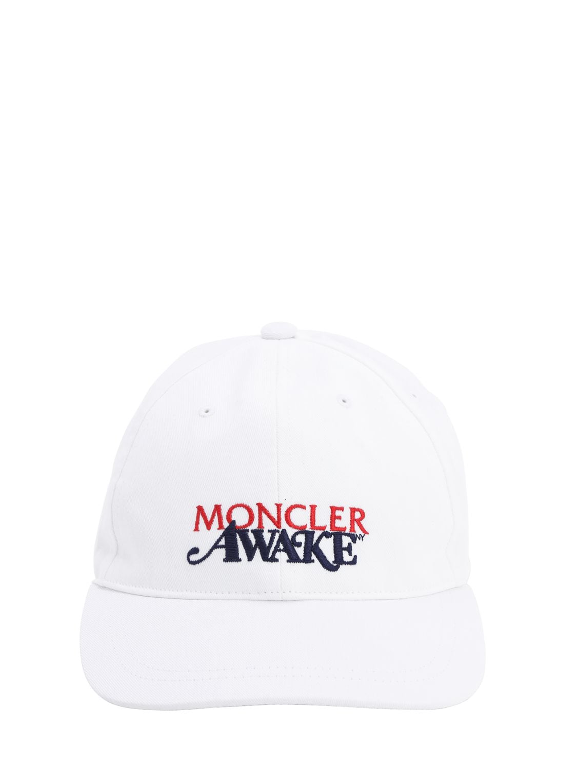 MONCLER GENIUS AWAKE NYC COTTON LOGO CAP,71I3GK012-MDAX0